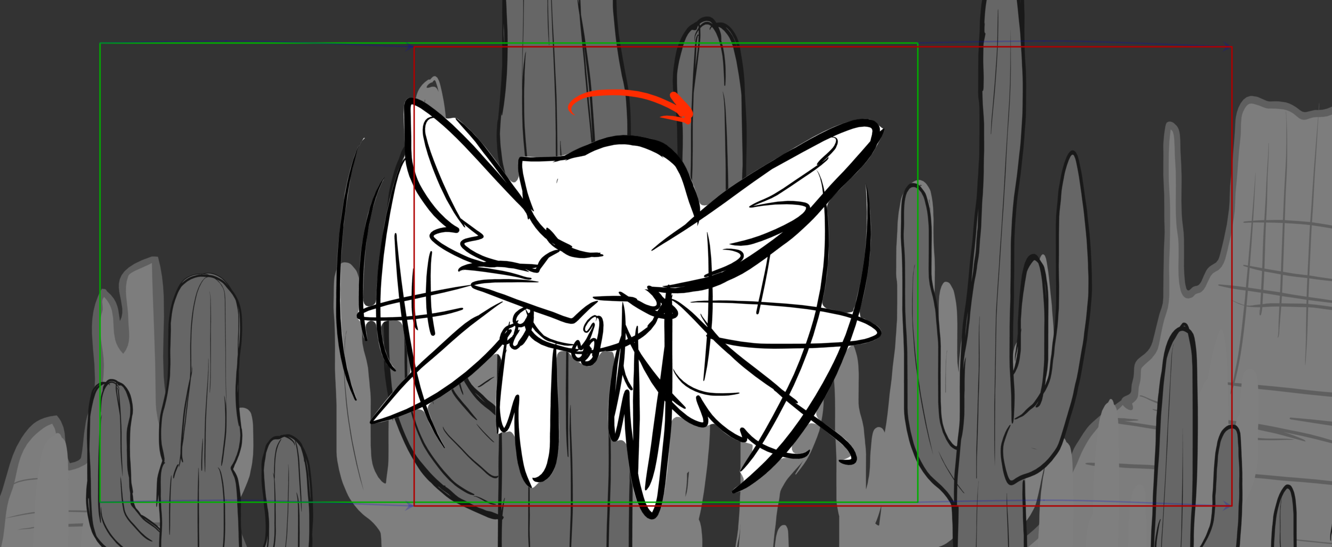 Venom Wars — Escena 15, panel 5, storyboard by Melissa Ballesteros